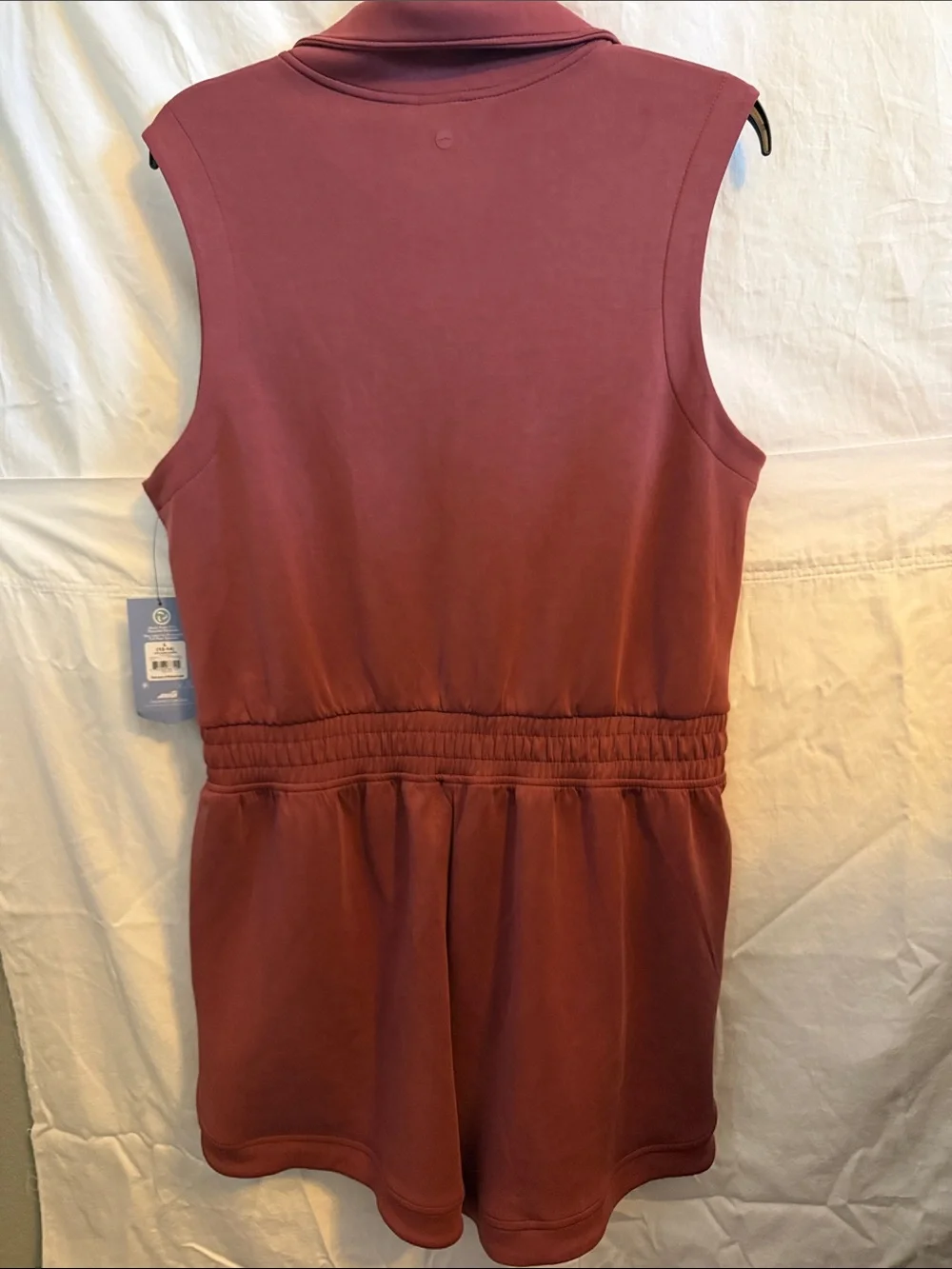 Avia Mauve Sleeveless Zip-Front Romper - Picture 10 of 10